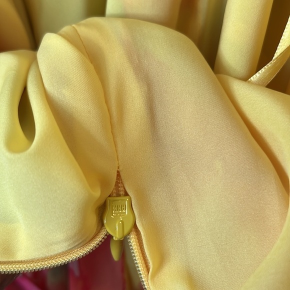 Eliza J Floral Halter Neck High Low Dress In Yellow - Picture 8 of 14